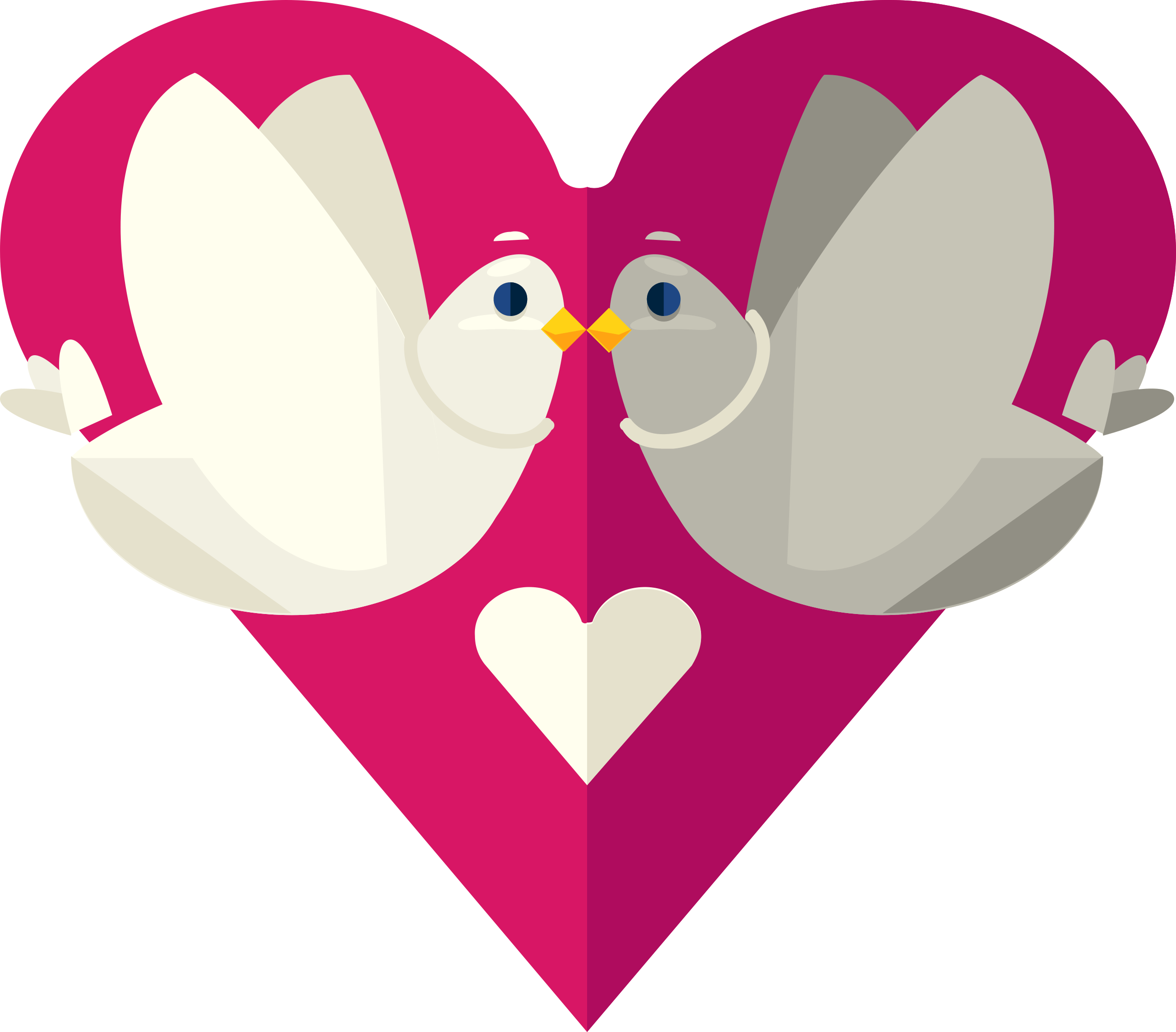 Love Birds Svg Vector Tracing Design Free Vectors